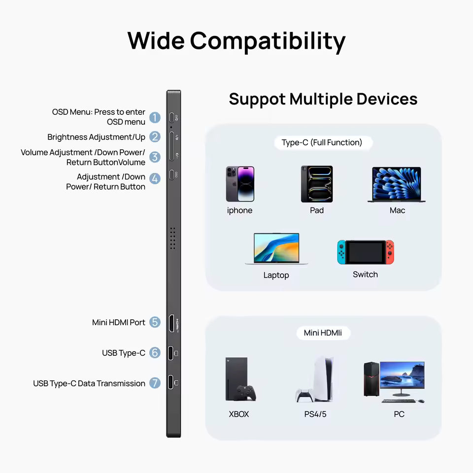 16,0" 2.5K QHD | Krystalklart billedkvalitet