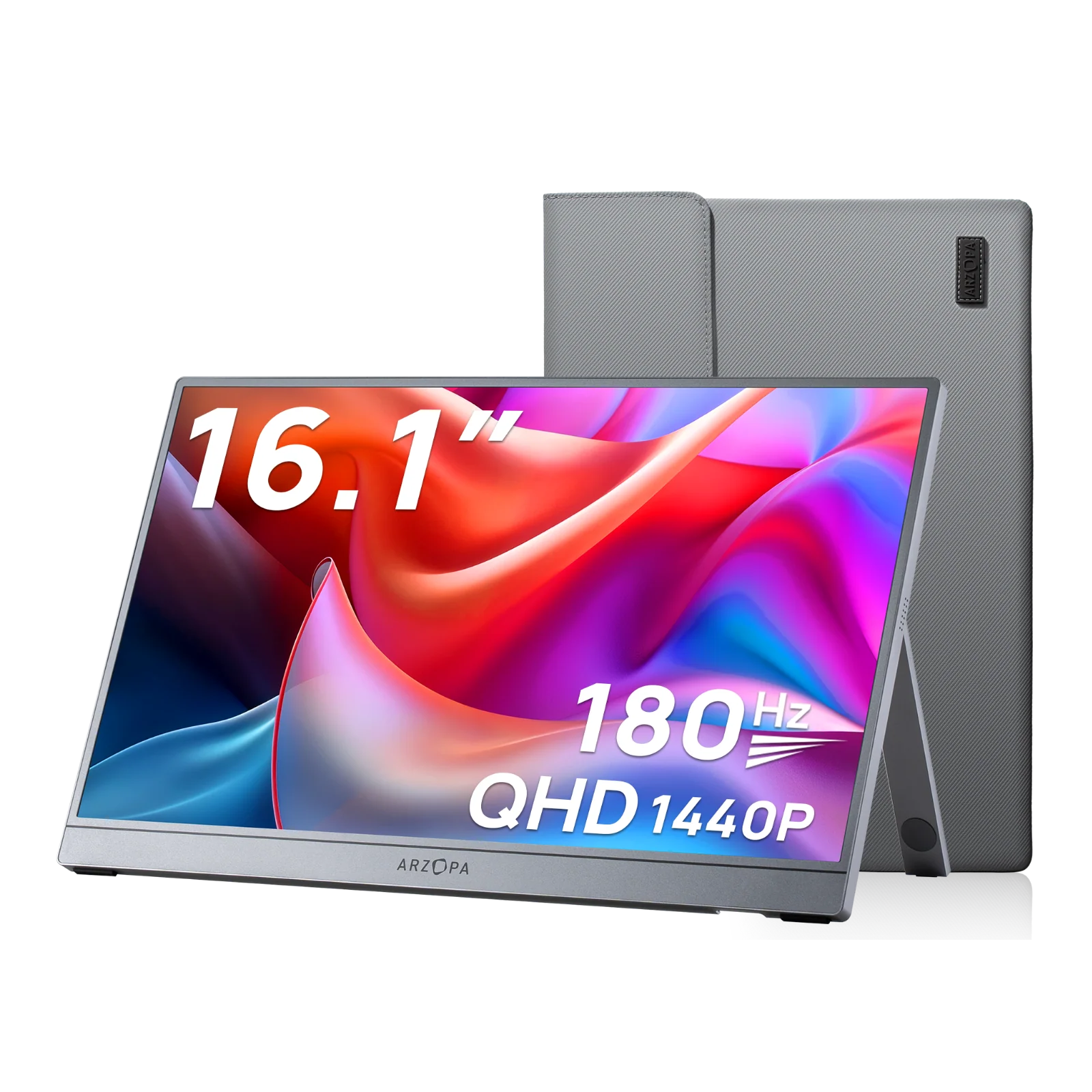 16,1" 2.5K 180 Hz | Perfekt til krævende arbejde og gaming (inkl. beskyttelses-sleeve)