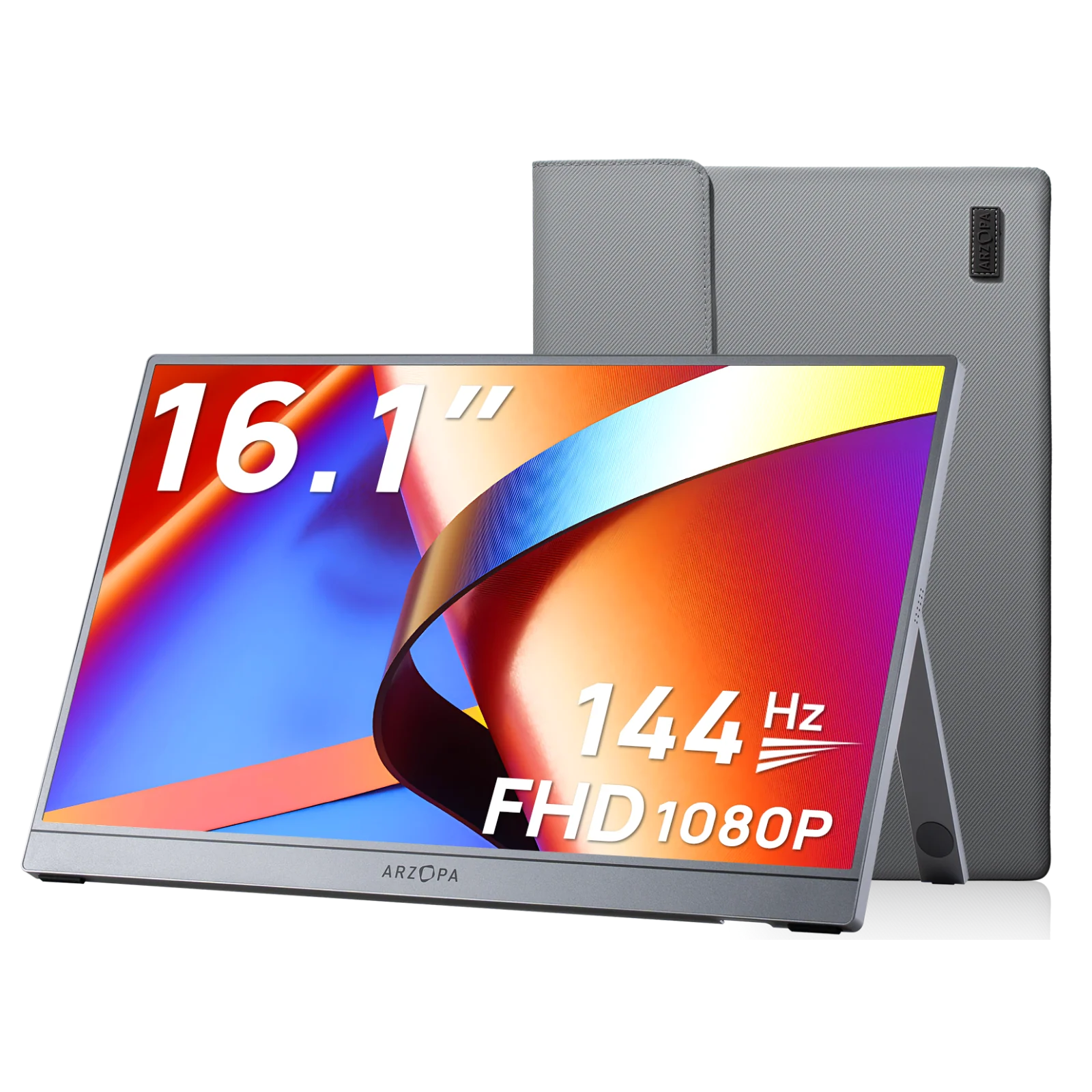 16,1" 144 Hz | Bærbar gamingskærm (inkl. beskyttelses-sleeve)